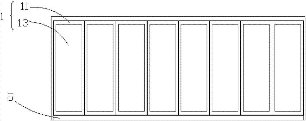 A folding door and window partition system