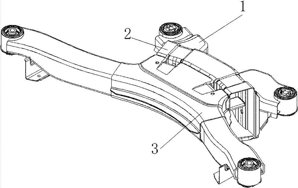 Light automotive rear axle