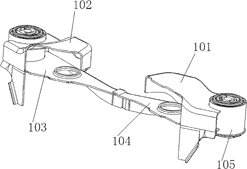 Light automotive rear axle