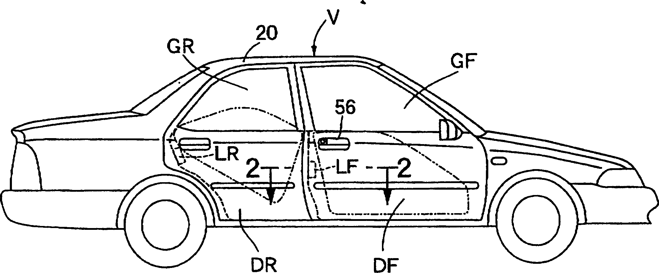 Door lock device for vehicle