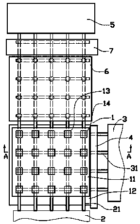 Metal mesh processing device