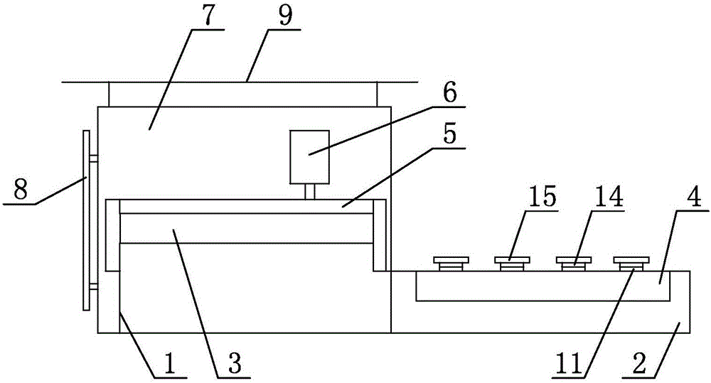 Laser cutting device for saw web base body