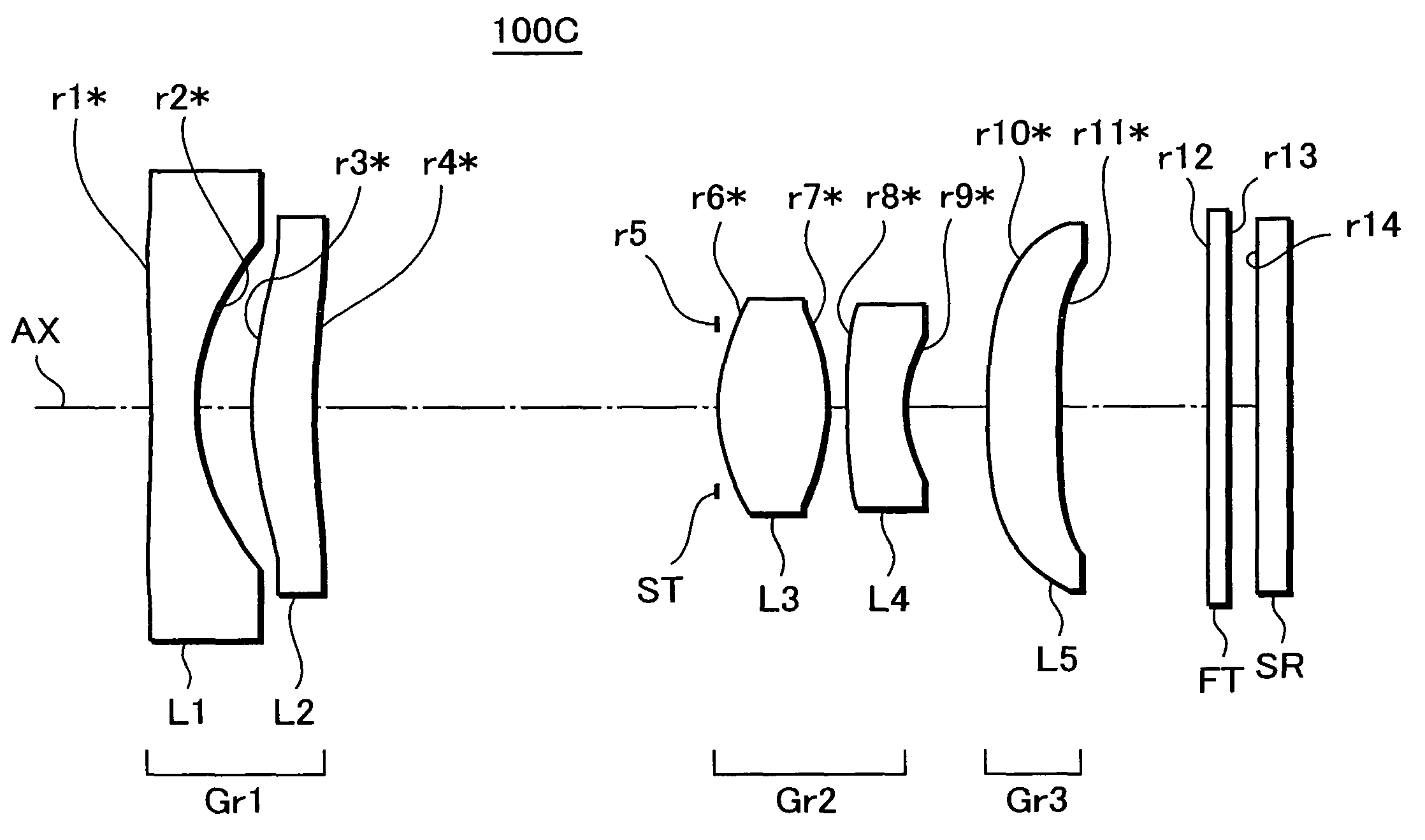 Variable power optical system, imaging lens system and digital apparatus