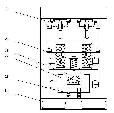 Large-scale multifunctional frozen soil-composition contact surface cycle direct shear apparatus and test operation method