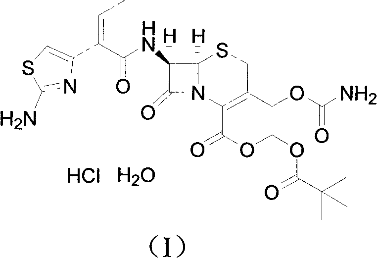 Method for preparing cefcapene pivoxil hydrochloride