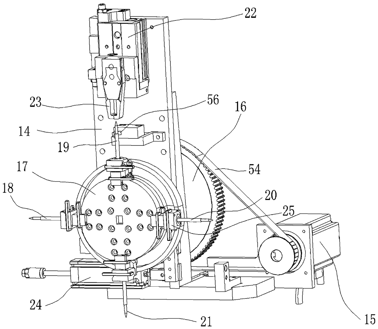 Full-automatic pipe sleeving machine