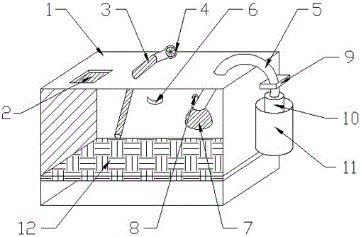 Ventilating device for plant seedling nursing in full-sealed environment