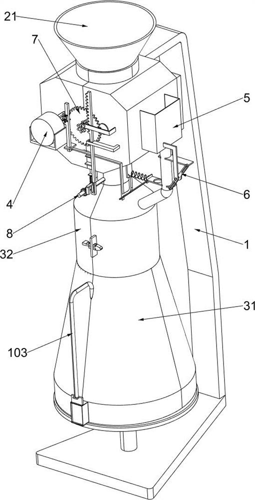 Kitchen waste compost fermentation tank capable of preventing odor from drifting away