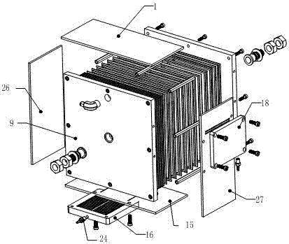 Self-circulating Brown gas electrolysis module