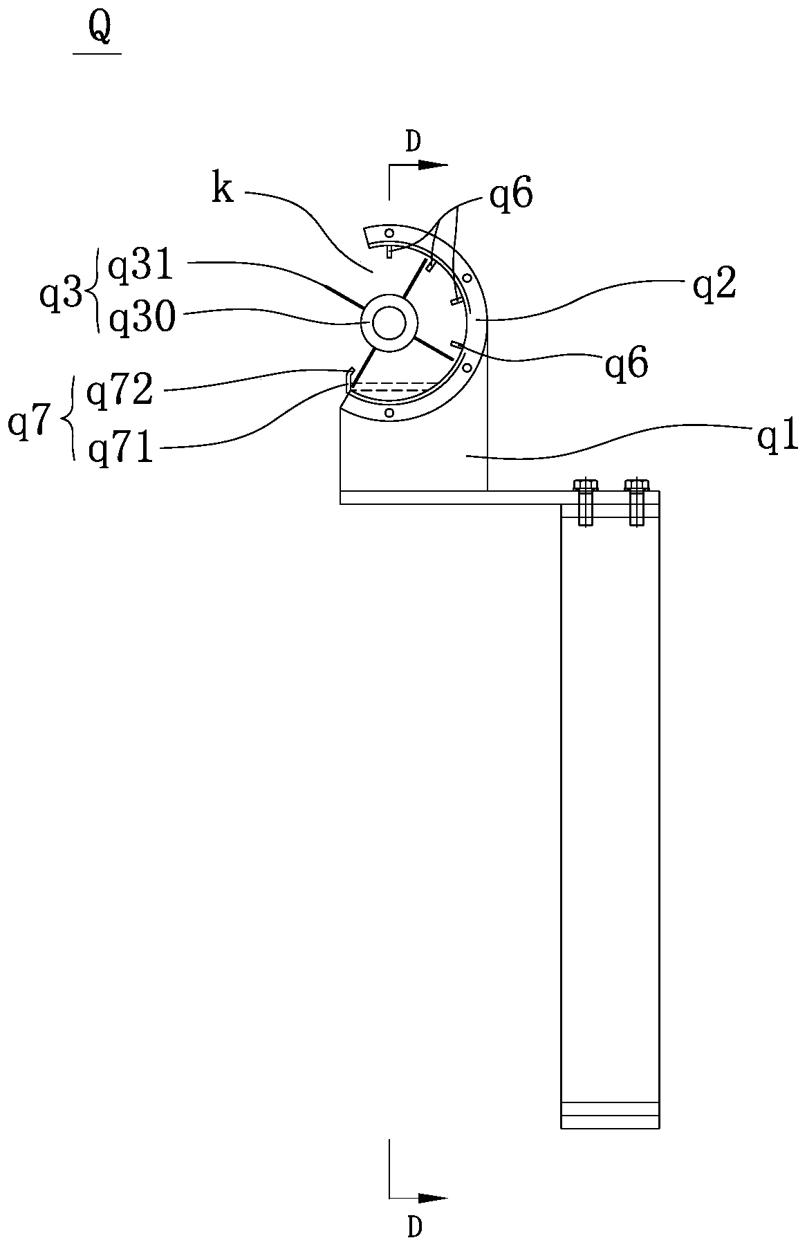 Integrated concentration and dehydration machine for sludge