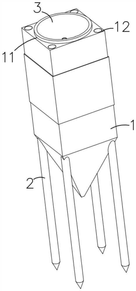 A kind of bright aluminum back foundation 100-meter pile and its construction method