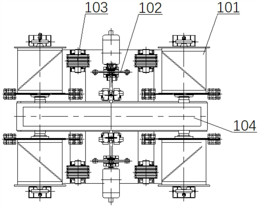 Hoisting mechanism of large-tonnage high-lift crane