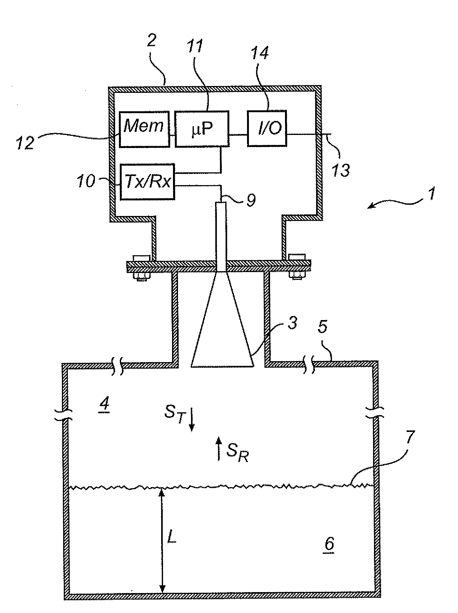 Radar level gauging using frequency modulated pulsed wave