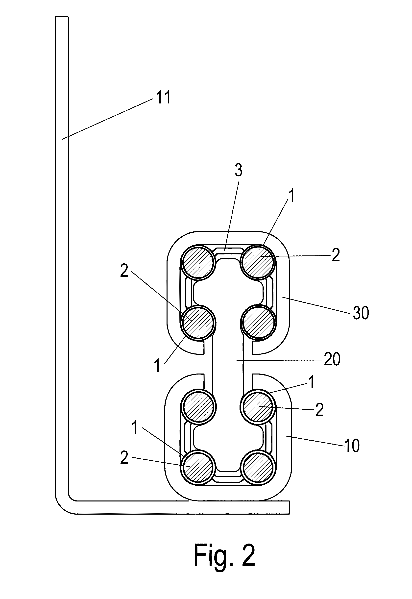 Pull-out guide for furniture parts which can move relative to one another