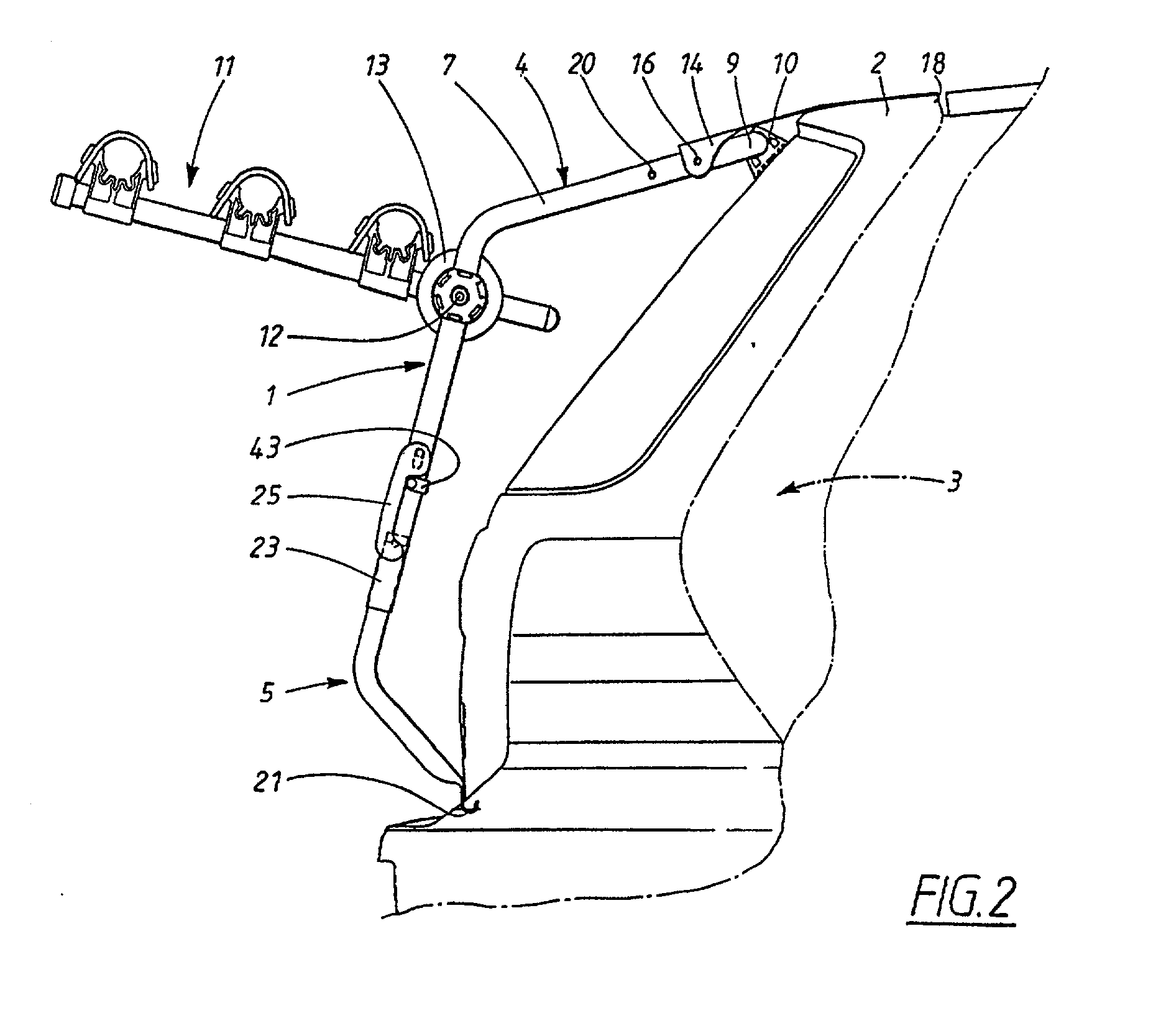 Vehicle-mounted load carrier