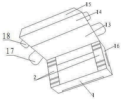 Reusable flat electronic product packaging box and making method thereof