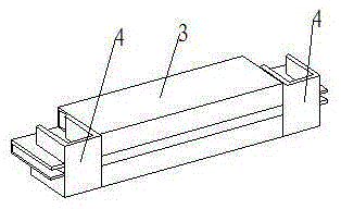 Reusable flat electronic product packaging box and making method thereof