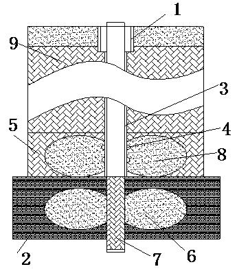 Method for preventing rock burst by adopting high-pressure fracturing