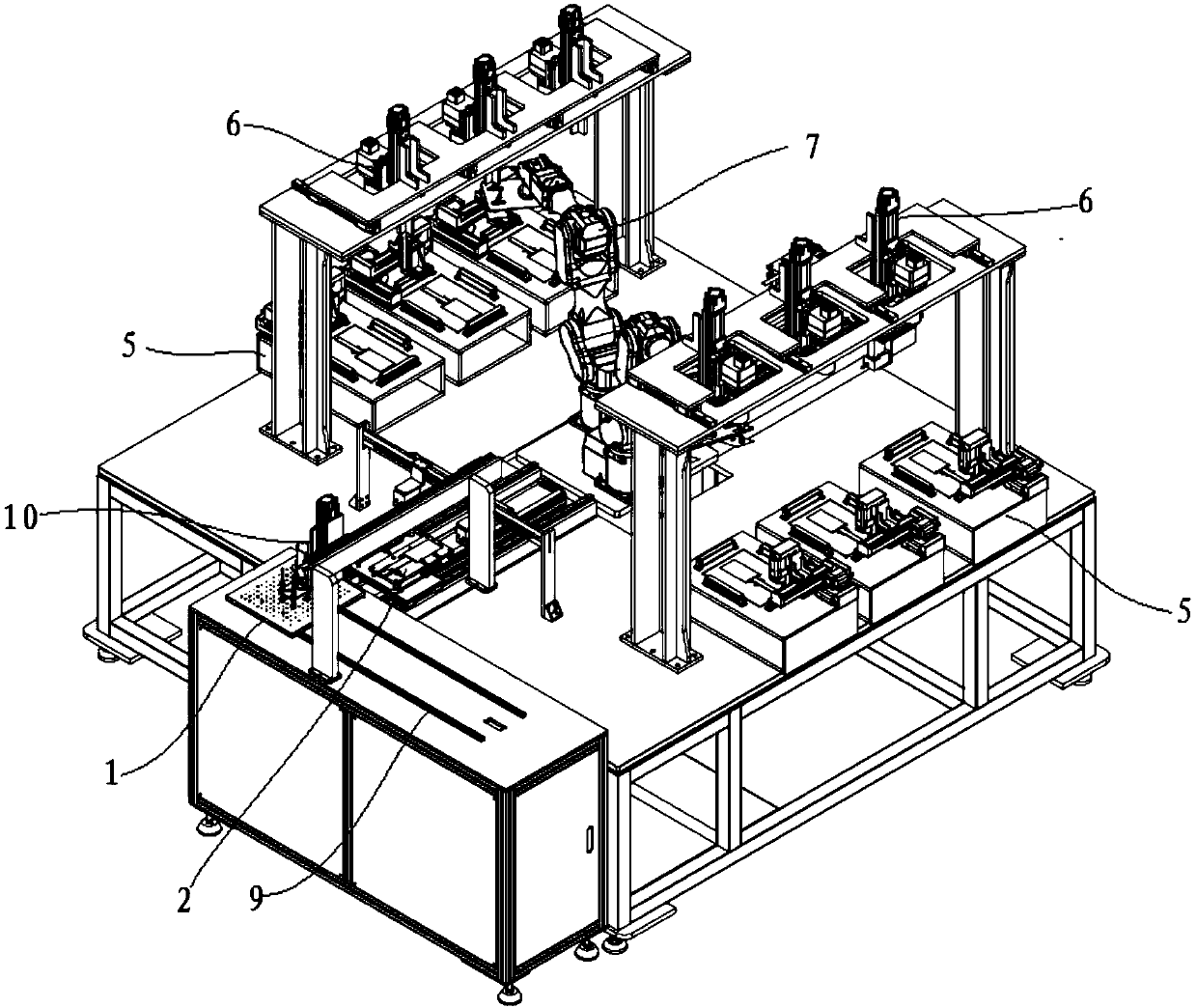 Liquid crystal screen power-on detection equipment