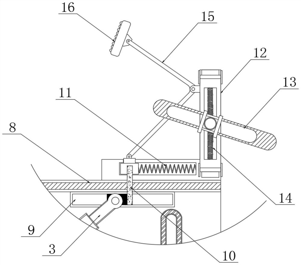 Automatic fixing frame for hoisting and transporting electromechanical equipment