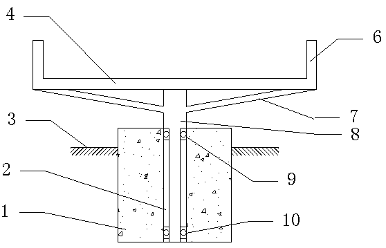 Coiled bar reinforcing steel bar rotating frame