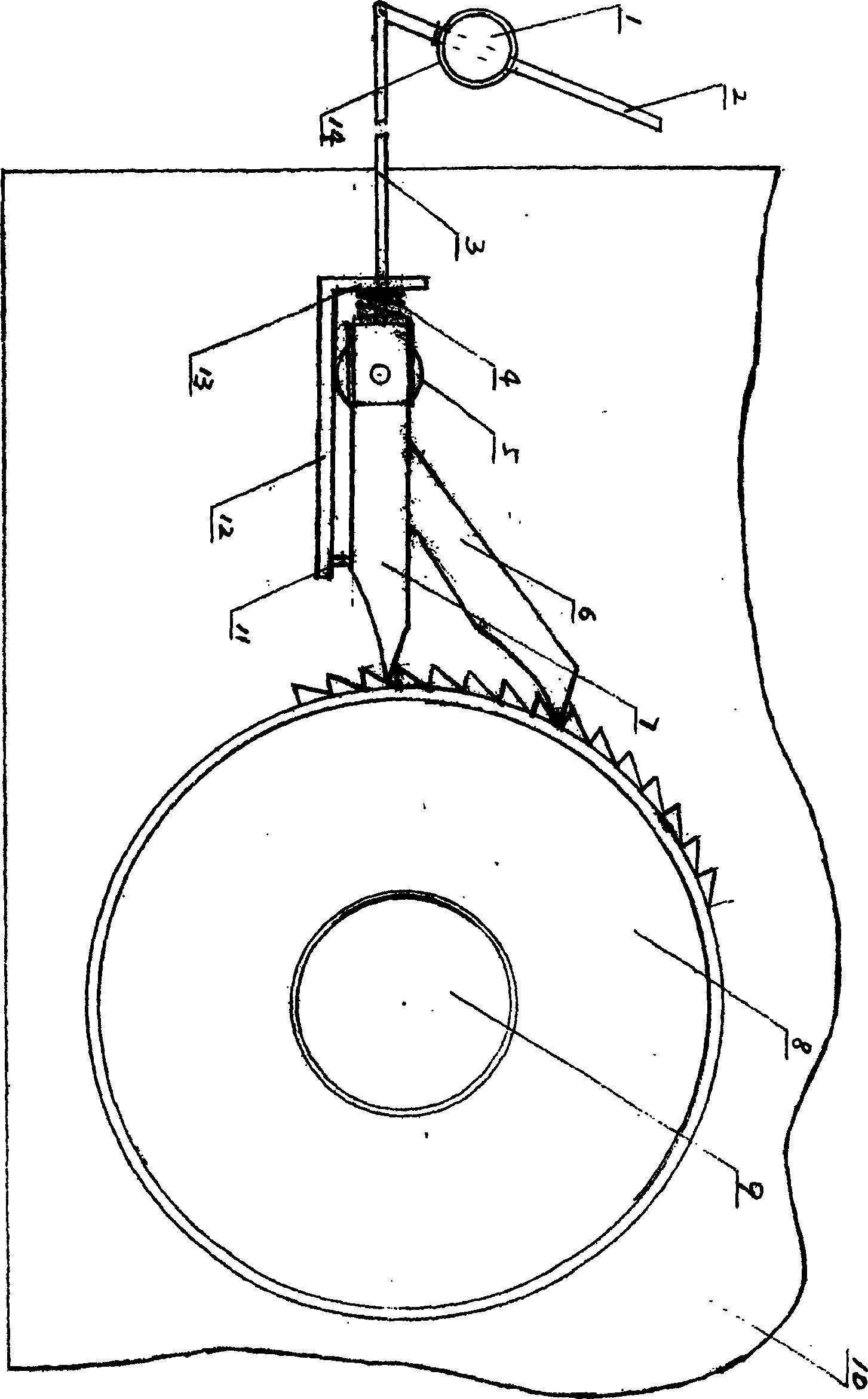 Hand starting safety device for I.C. engine