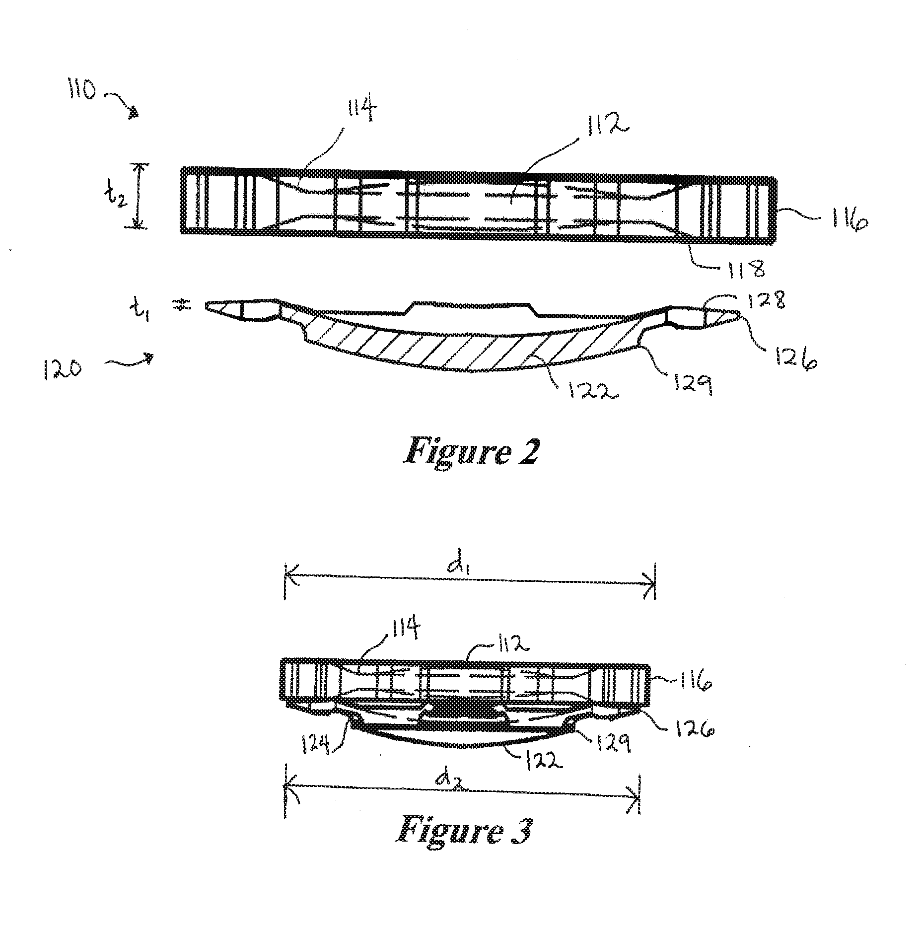 Two-part accommodating intraocular lens device