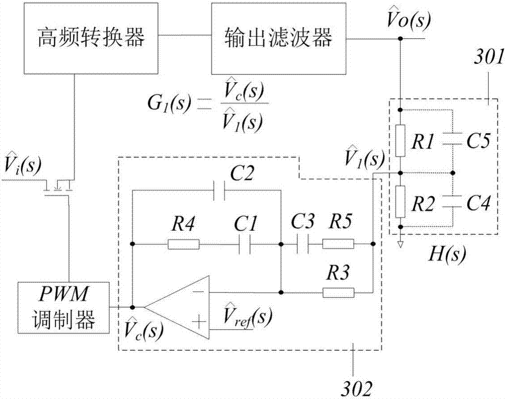 Loop compensation circuit, switching power supply circuit and switching power supply charger