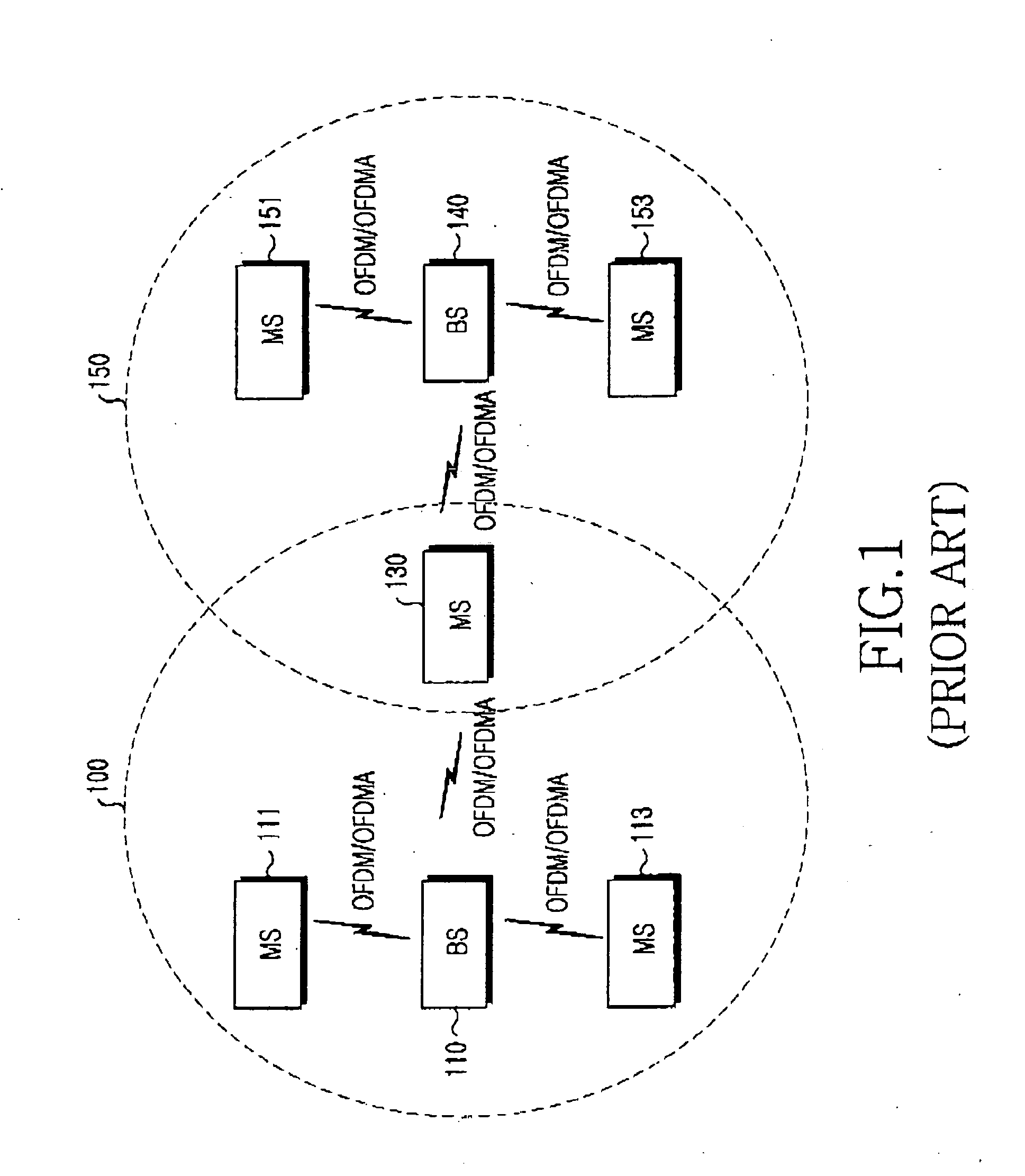 System and method for providing services using the same frequency in a wireless communication system