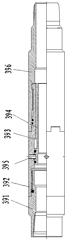 Fracturing working method of multilevel hydraulic spraying segmentation fracturing tubular column