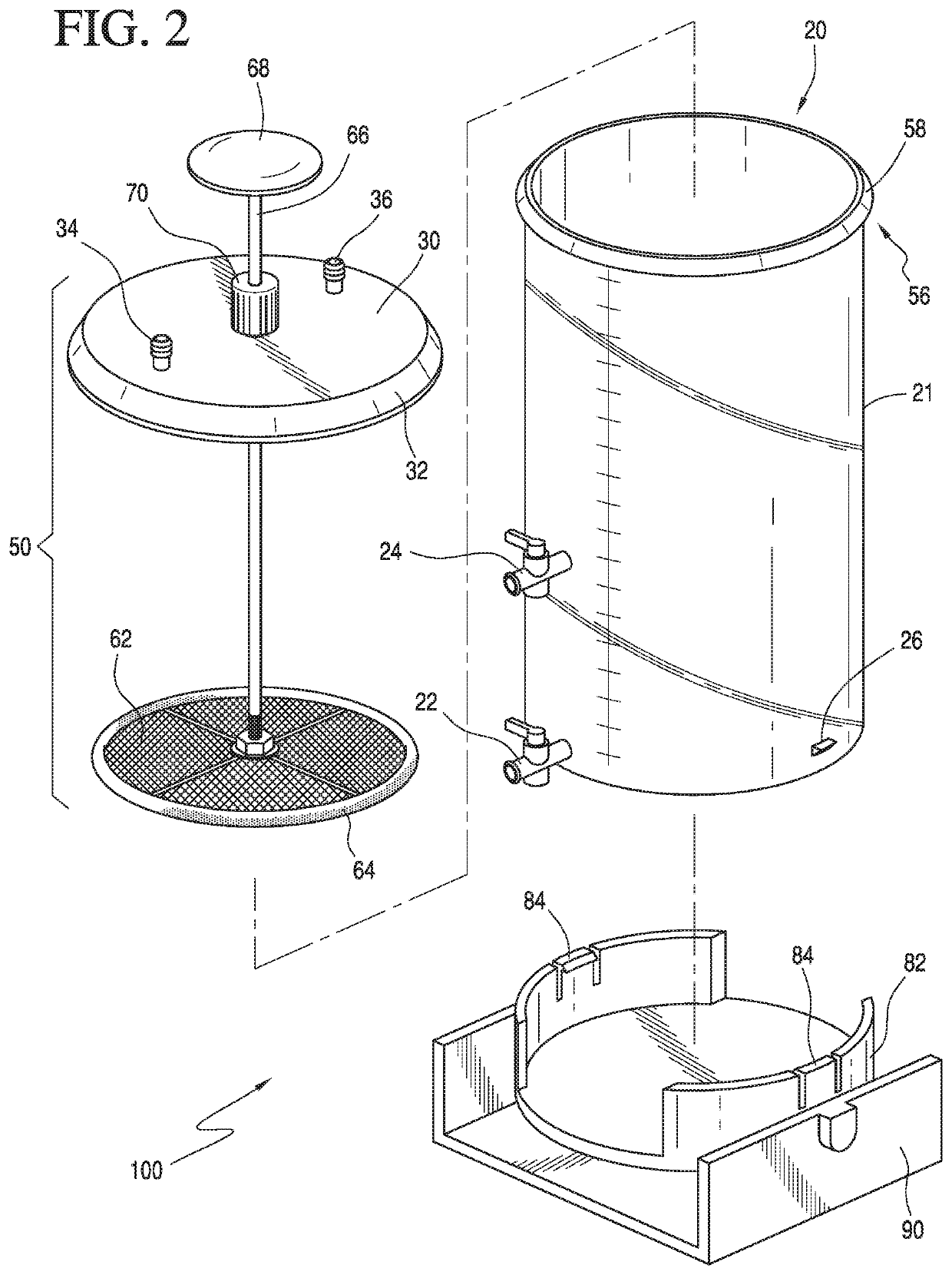 Adipose tissue separation device and methods