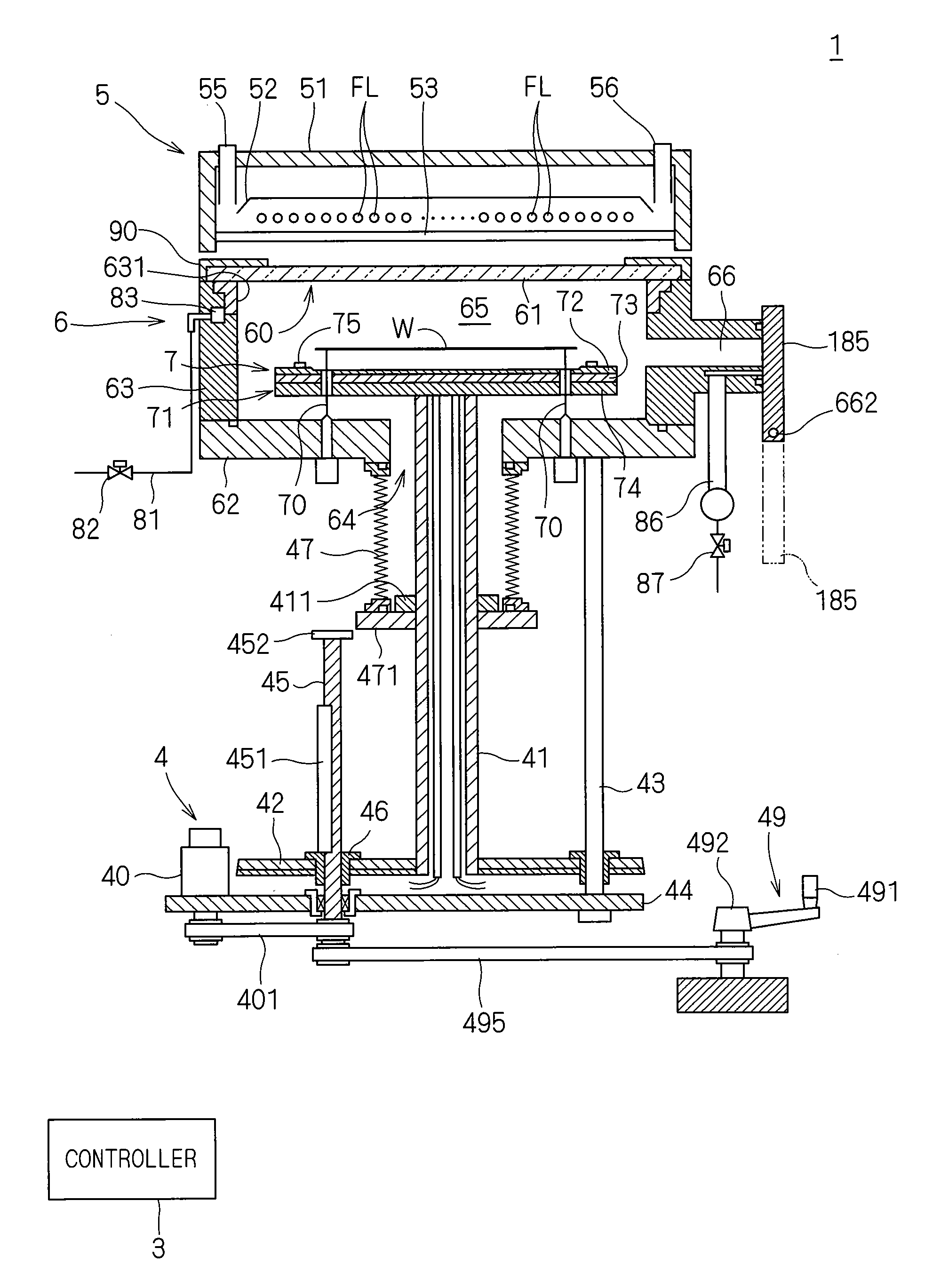 Heat treatment apparatus and method for heating substrate by photo-irradiation