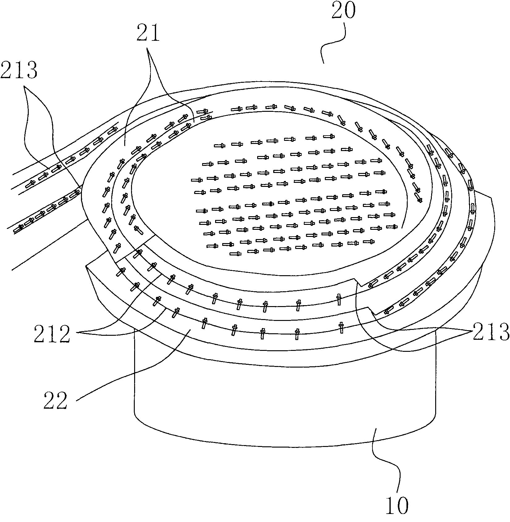 Vibration disc for delivering screw blank of high-speed multi-pivot device