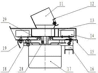 Throwing mechanism for dried diet feeder