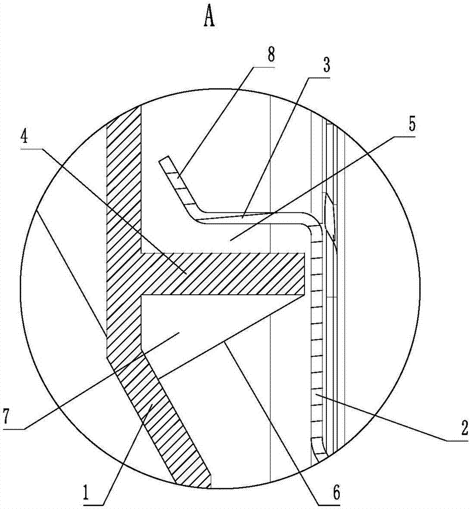 Falling-off-prevention wall hanging air conditioner