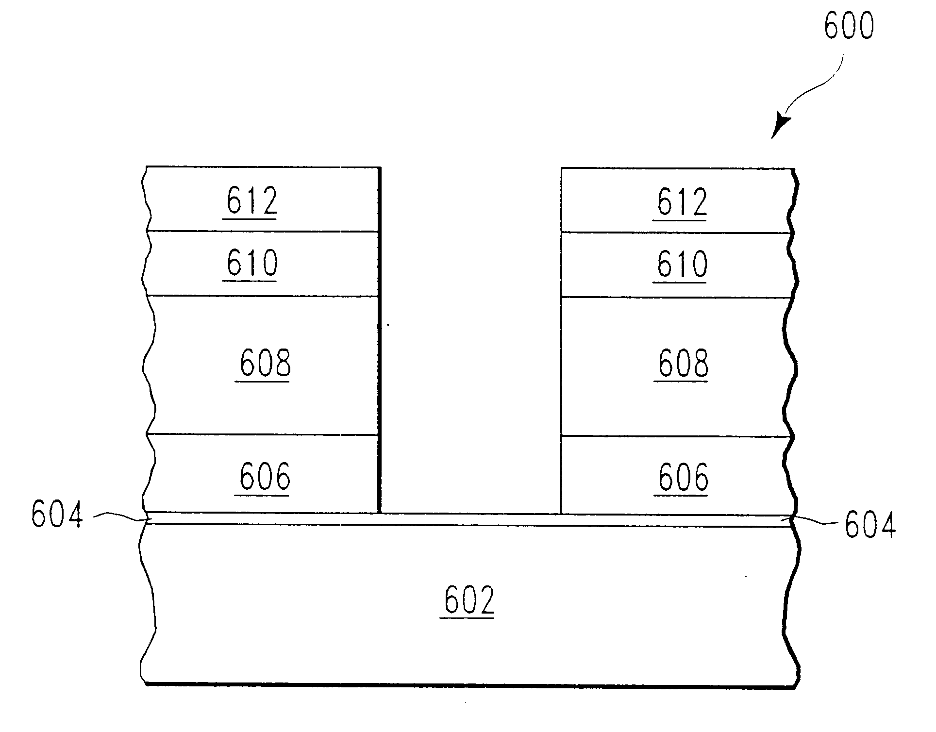 Method of etching tungsten or tungsten nitride electrode gates in semiconductor structures