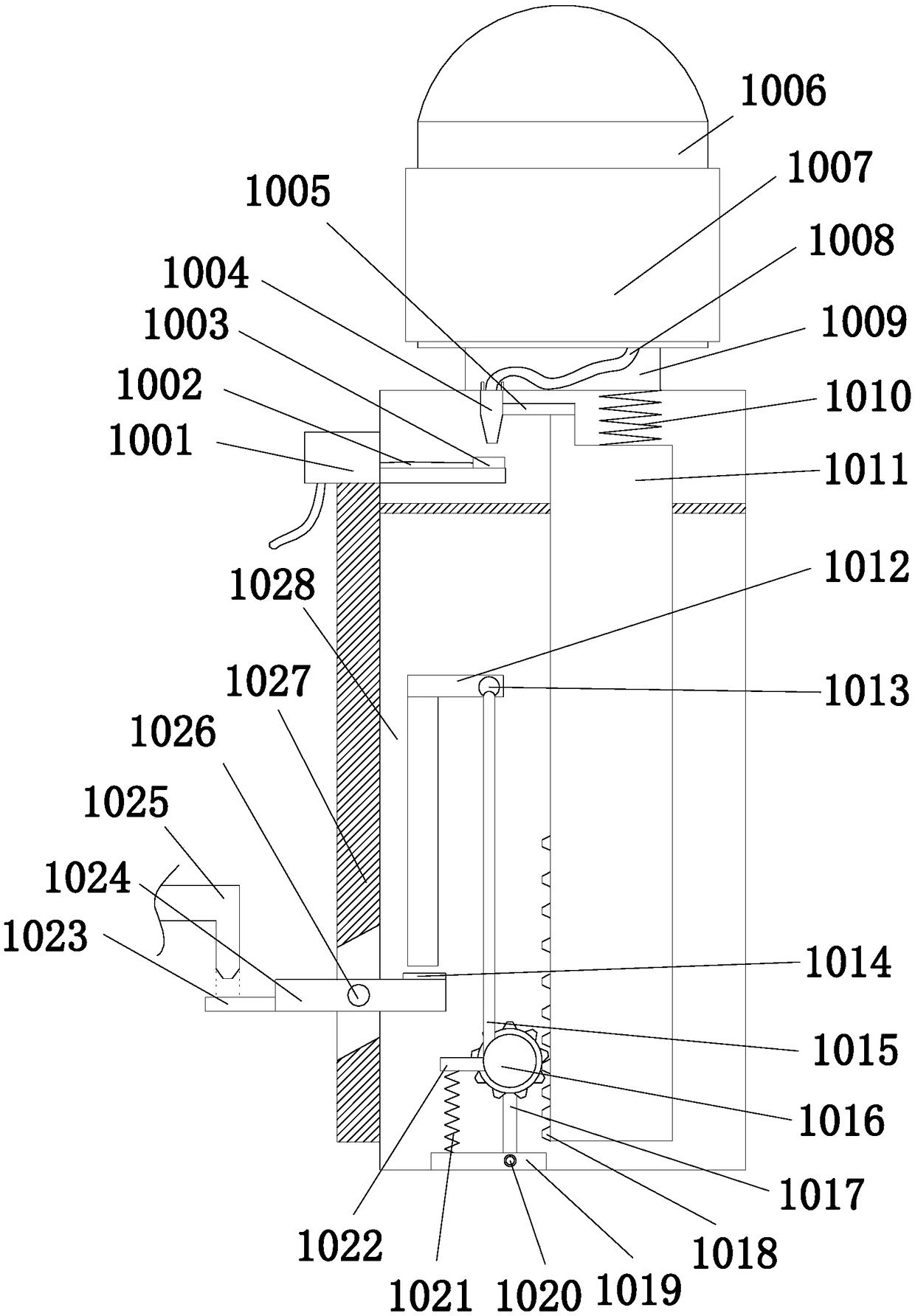 A circuit breaker with an alarm