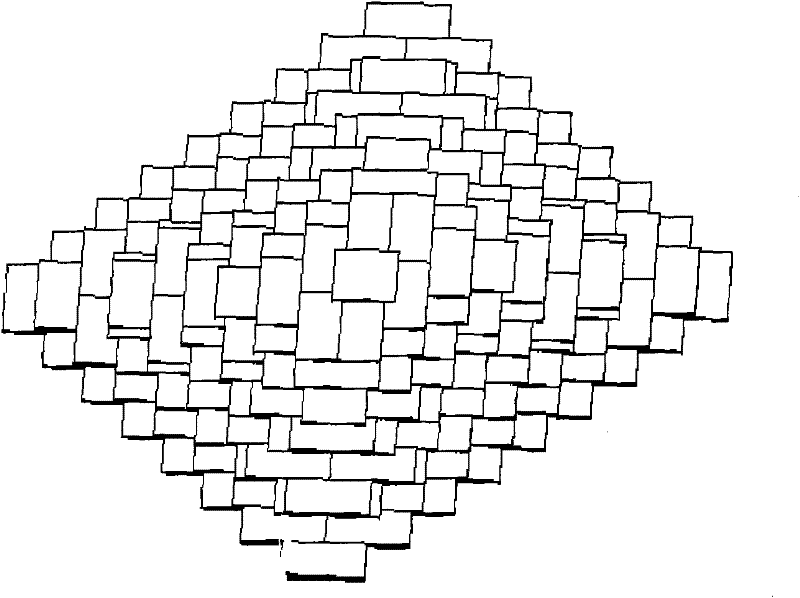 Method for building beamless roof