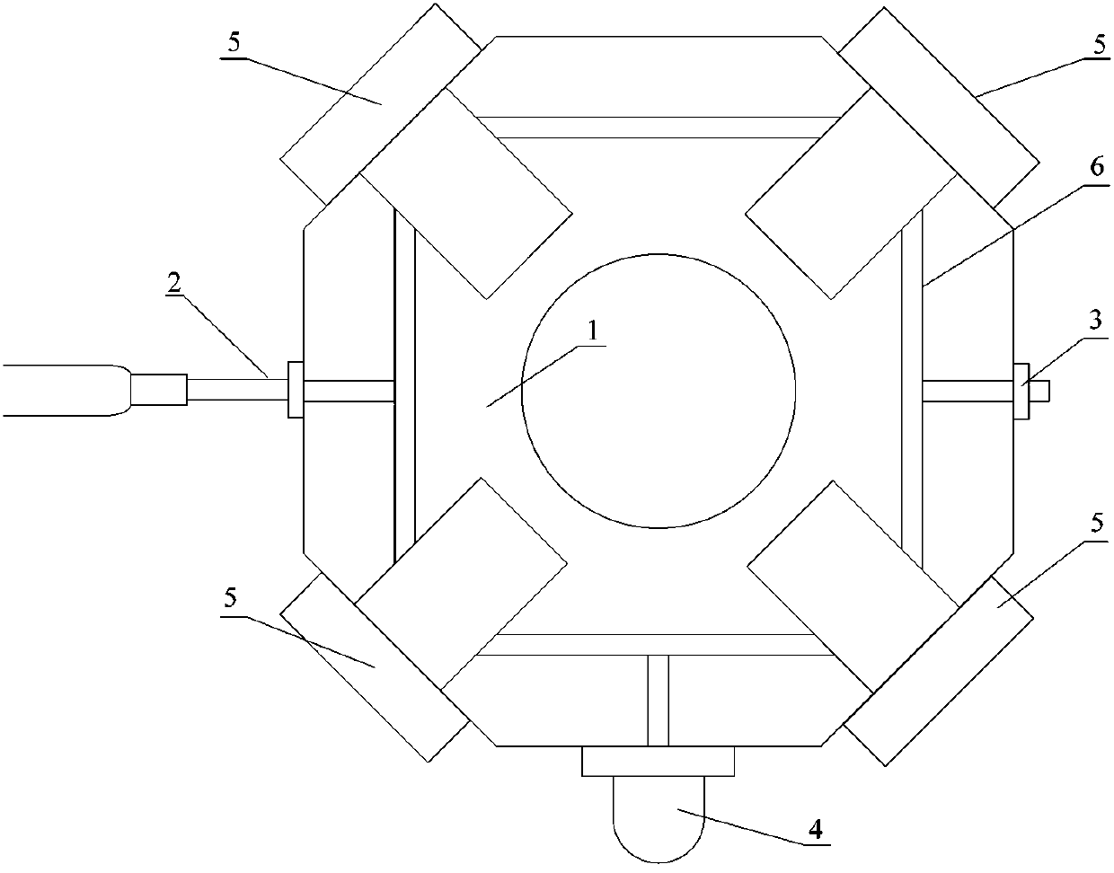 A kind of symmetrical ring laser and its manufacturing method