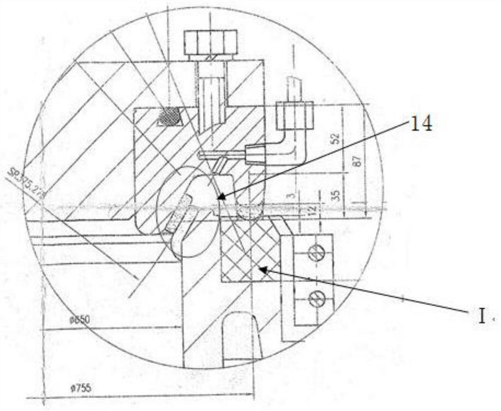 Method of off-line repair and pressure test of 650 relief valve of blast furnace