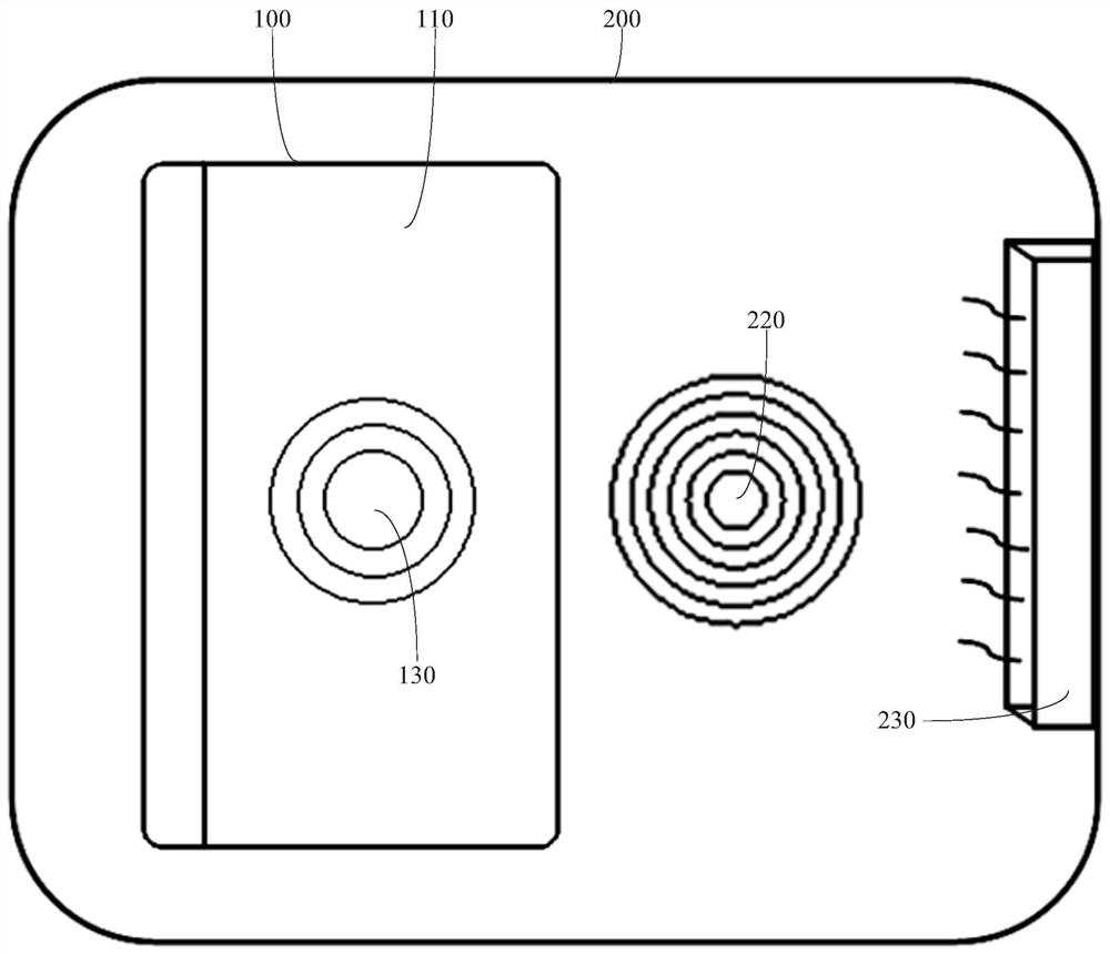 Electronic device component, control method thereof, and control device for electronic device