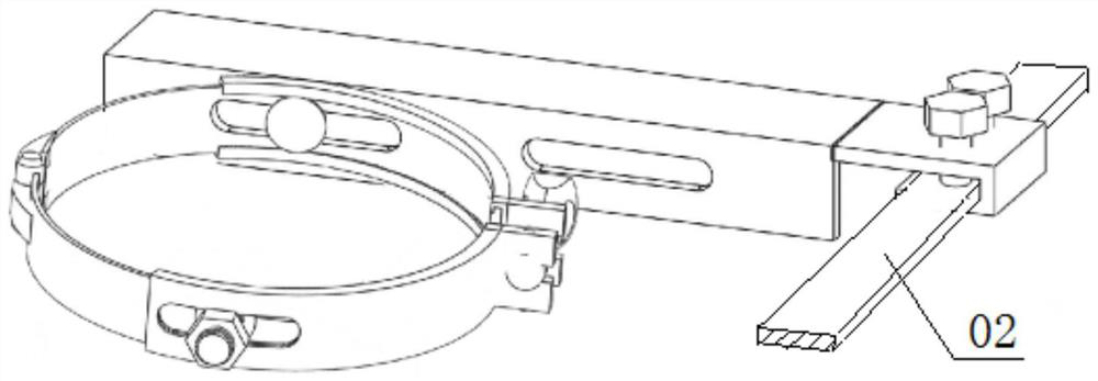 An adjustable cable fixing bracket