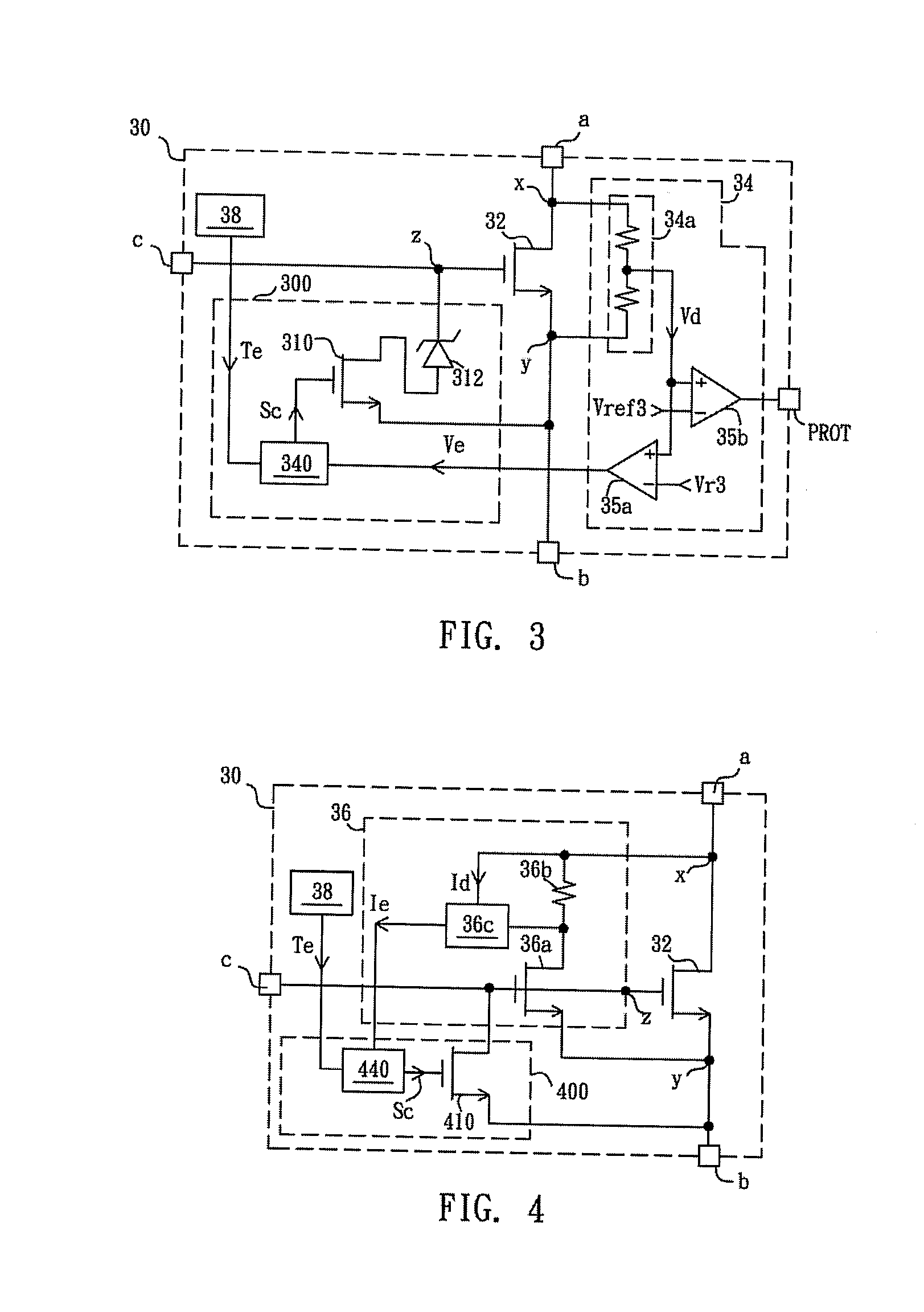 Transistor circuit with protecting function