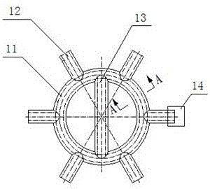 Acid exhaust gas absorption tank