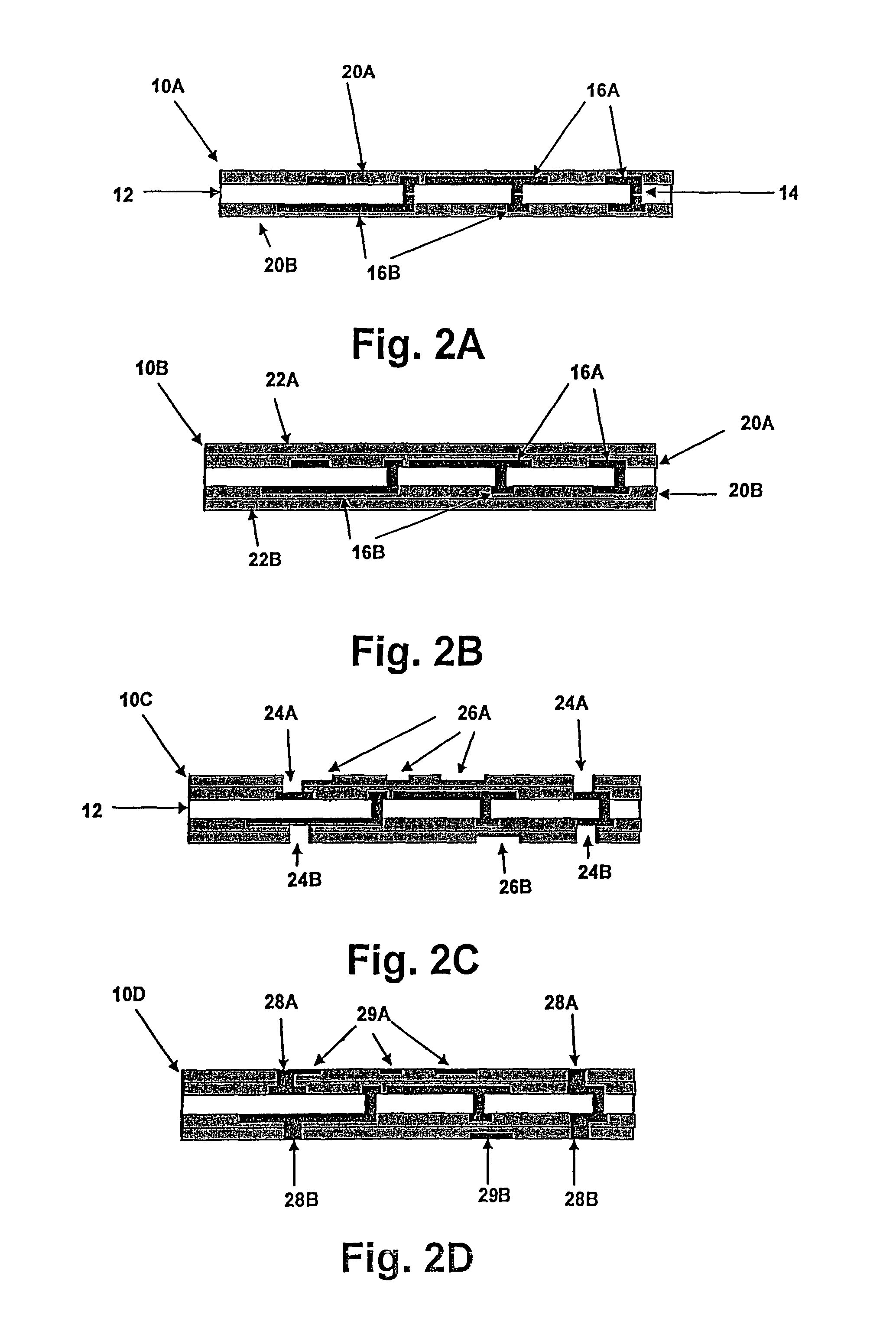 Method for making an integrated circuit substrate having laminated laser-embedded circuit layers