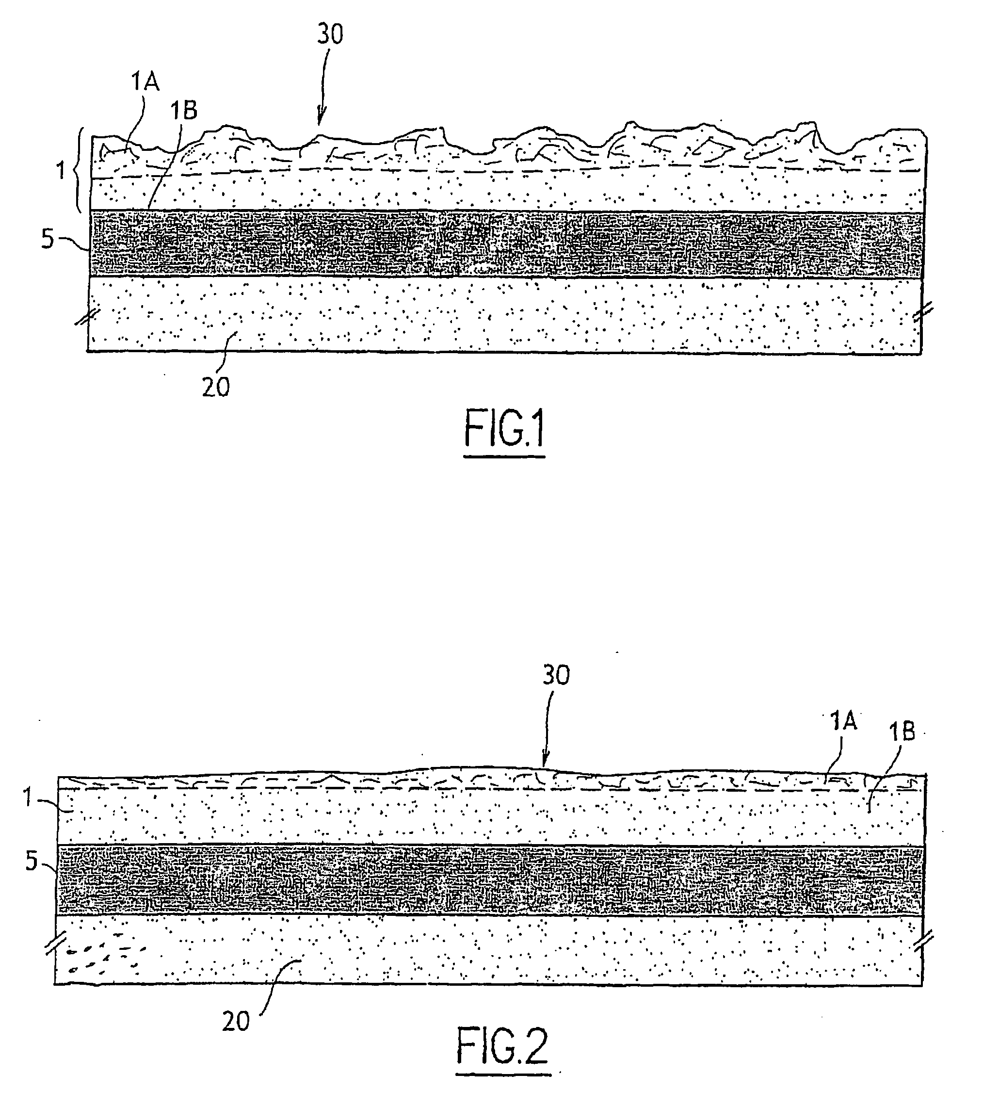 Thermal treament of a semiconductor layer