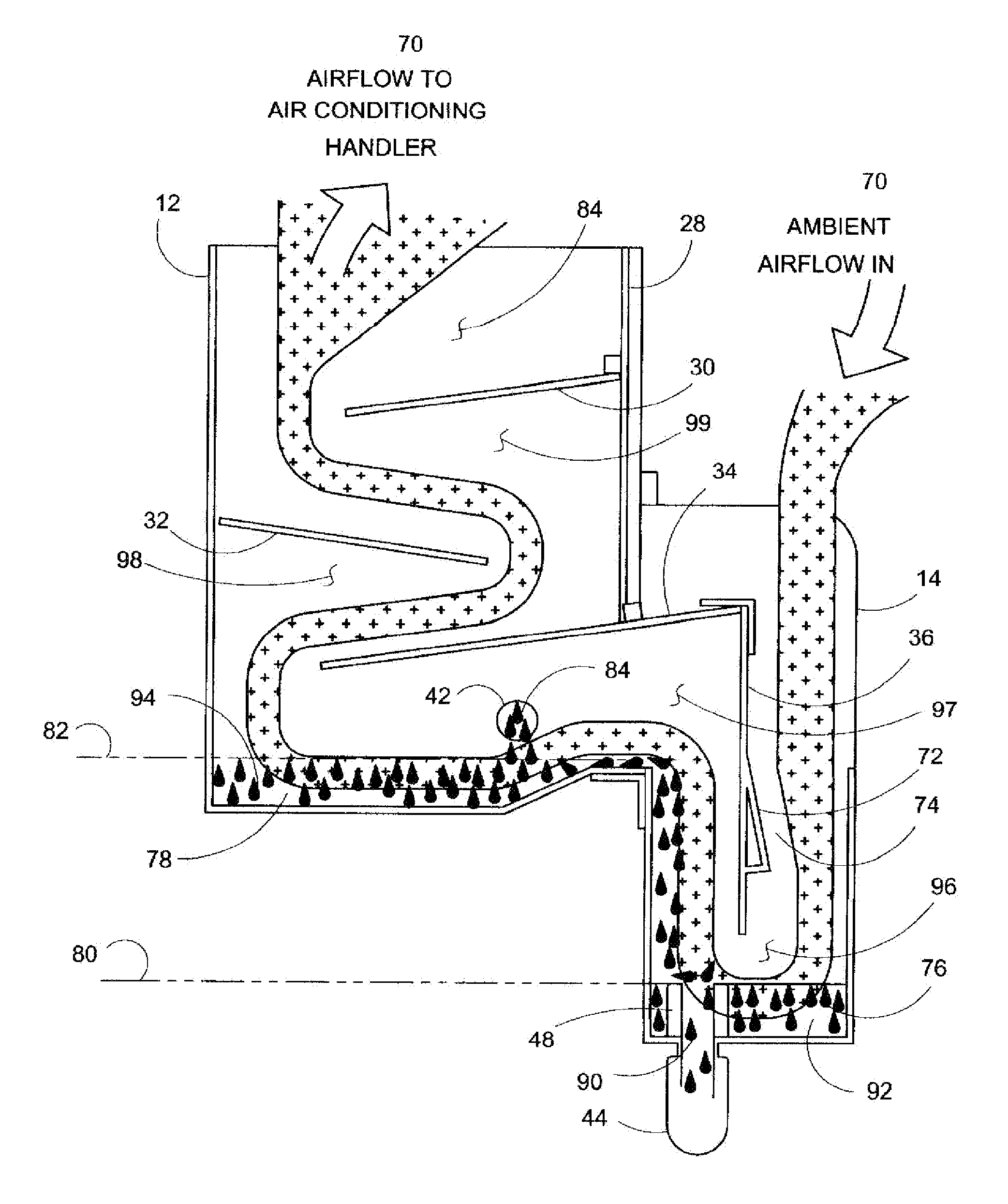 System and Method for Filtering Inlet Air in an Air Conditioner Air Handler