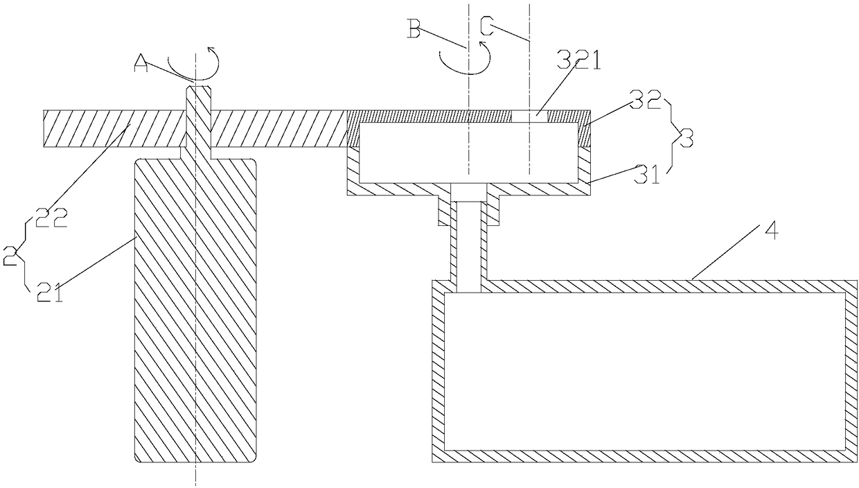 Nozzle rotary mechanism and face steaming device