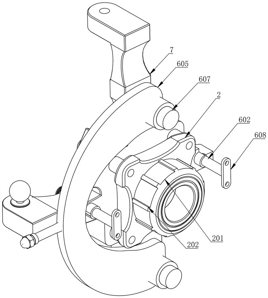 A strong heat dissipation brake disc