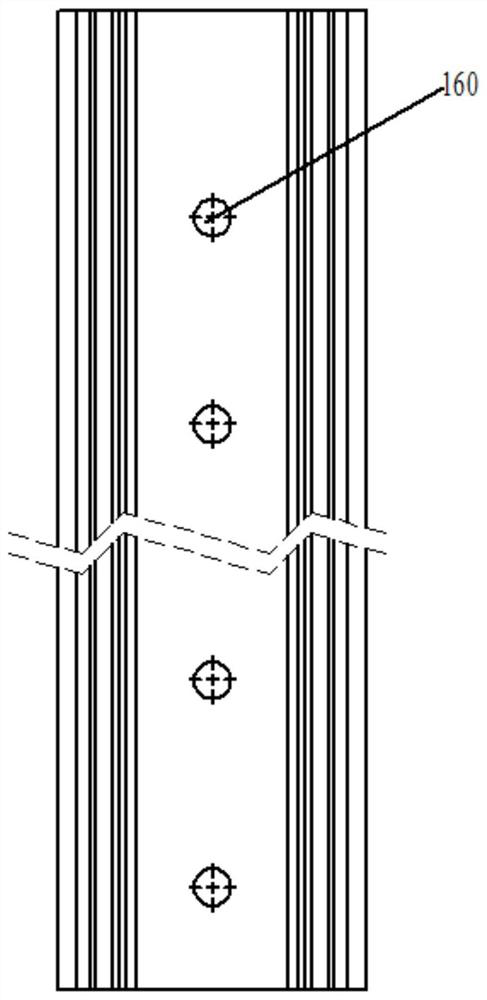 Guide rail for climbing frame